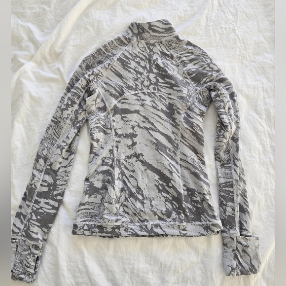 Lululemon It's Rulu Run Half Zip Pullover in Jacquard, Size 2 - Picture 6 of 12